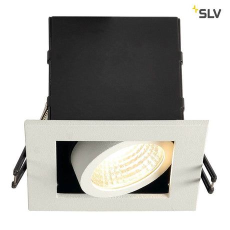 Kadux LED Single DL Set White 38° 3000K incl. driver - recessed light with swivelling light beam