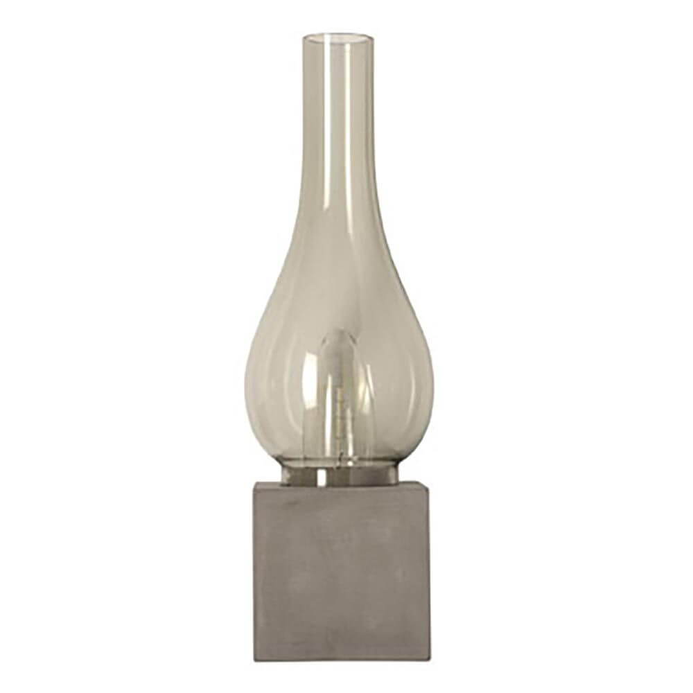 Karman Amarcord Wandleuchte in rauchglas Optik mit eleganter Design-Basis, ideal für stilvolle Wohnräume.