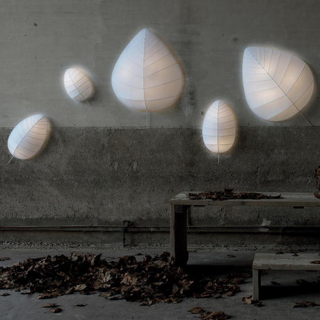Karman Eden vegg- og taklampe i bladform, elegante designlamper i naturlig form på veggen.
