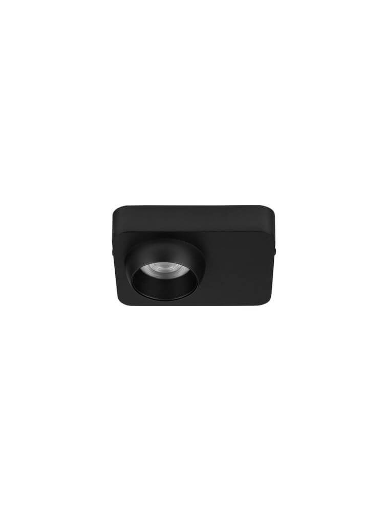 Kedros LED Deckenleuchte 3000K in Schwarz mit modernem Design für den Flur von Nova Luce.