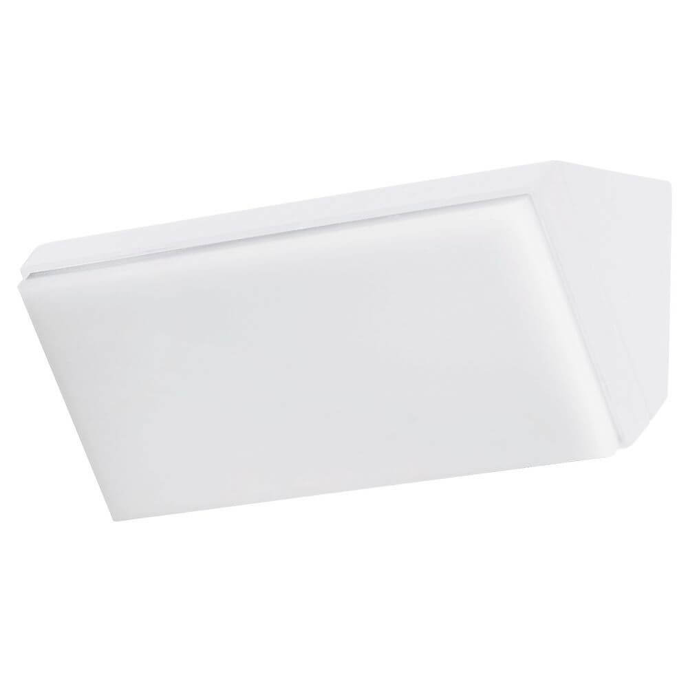 Keen LED Außenwandleuchte Horizontal 3000K IP65 in elegantem Weiß für moderne Außenbeleuchtung.