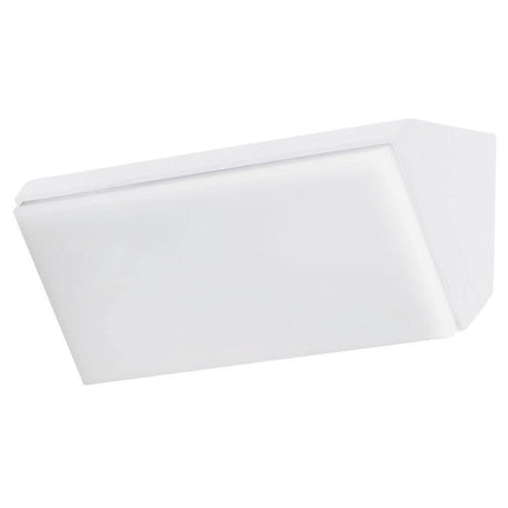 Keen LED Außenwandleuchte Horizontal 3000K IP65 weiße Außenleuchte für Balkon, Terrasse und Hauseingang