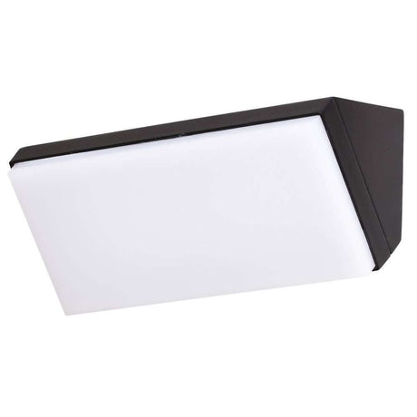 Keen LED Außenwandleuchte Horizontal 3000K IP65 moderne Außenleuchte in Schwarz für Balkon, Terrasse und Hauseingang