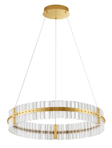 Lámpara colgante LED de kezo Ø 78 cm 3000k de oro