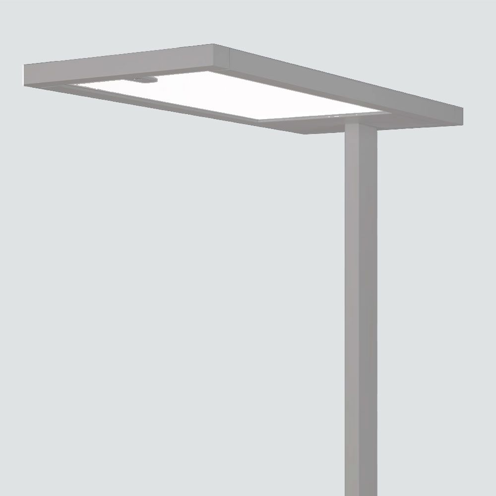 K-Virtus II Büro Stehleuchte mit NeoLink, ZigBee, RGBW HCL – modernes Design und flexible Beleuchtung.