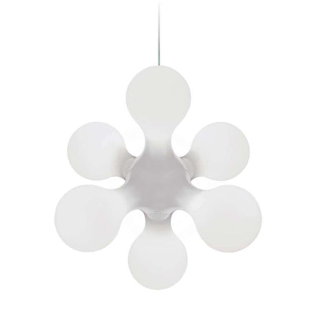 Suspension design Kundalini Atomium Ø 58 cm, luminaire suspendu moderne à la forme organique et à la lumière diffuse.