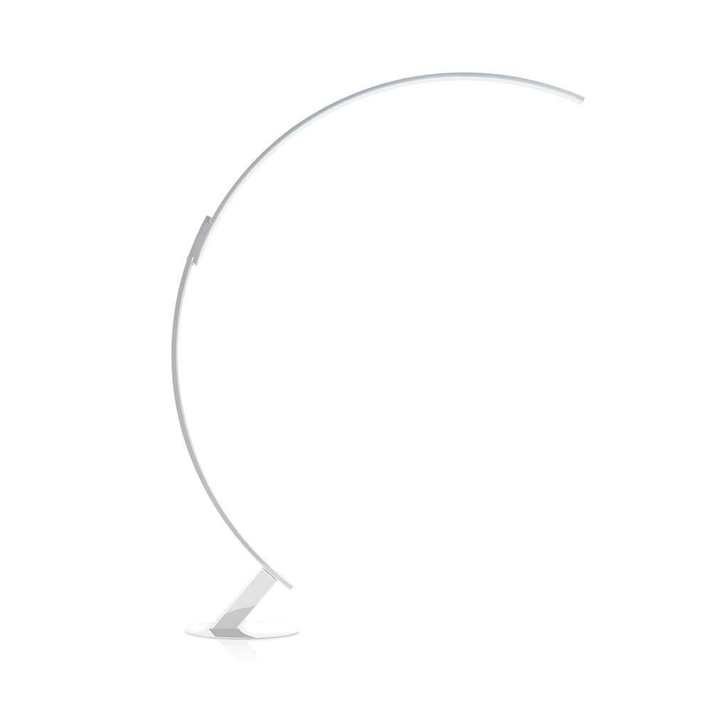 Kundalini LED Bogen-Stehlampe Kyudo Dimmbar, elegante und harmonische Lichtquelle, inspiriert von der japanischen Bogenkunst.