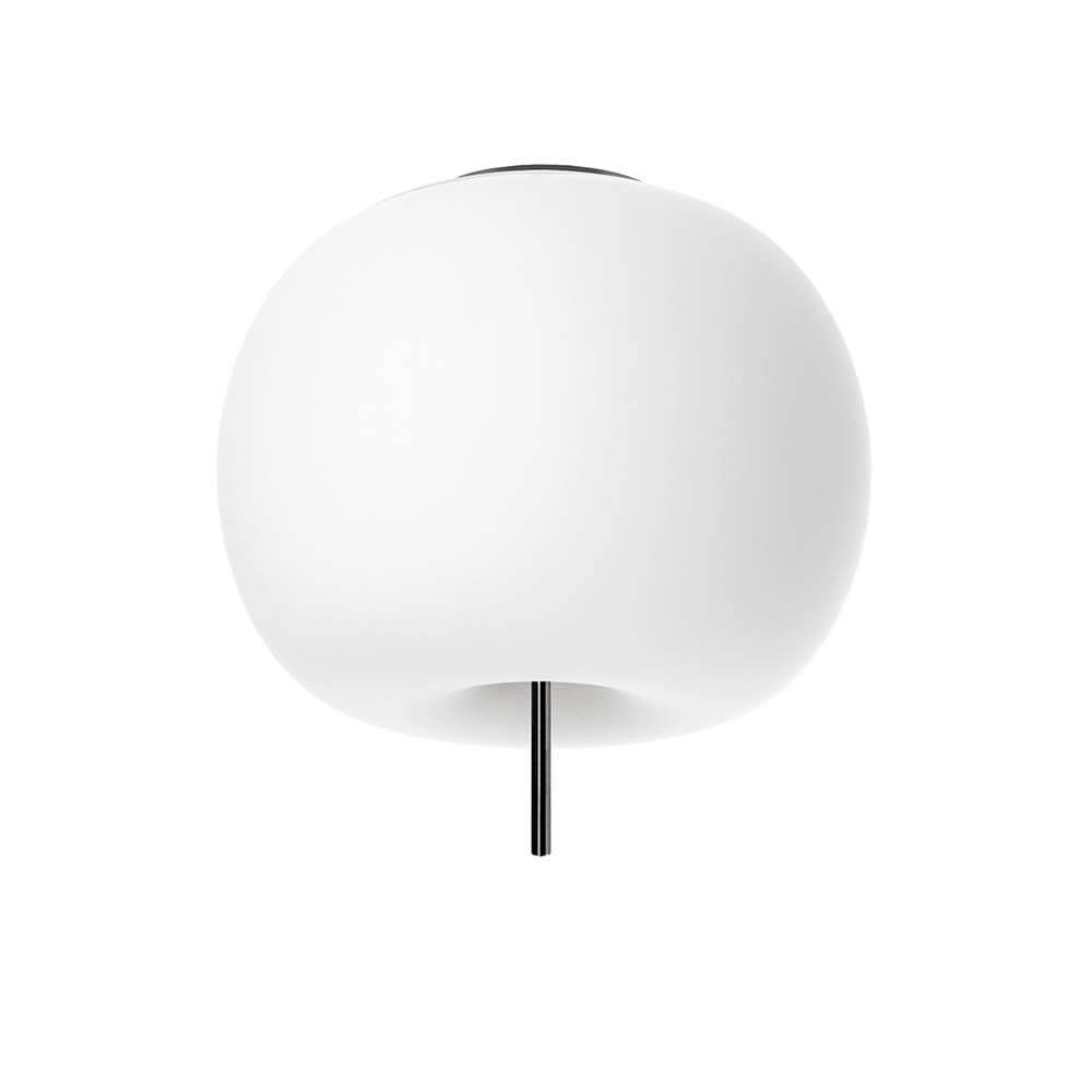 Kundalini LED Deckenlampe Kushi Ø 33cm Dimmbar in runder, organischer Form mit elegantem Design.