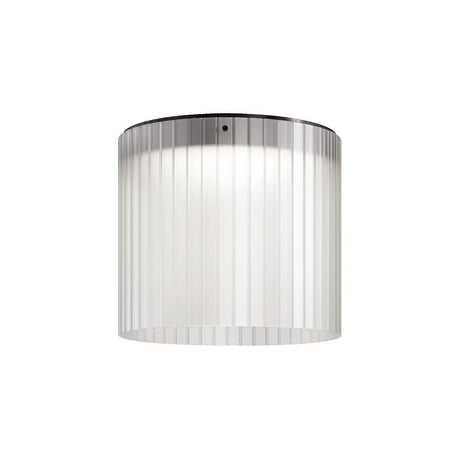 Kundalini LED Deckenleuchte Giass Ø 40cm Dimmbar mit glänzendem, schlichten Design und eleganten Längsprofilen.