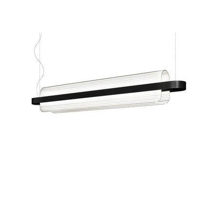 Kundalini LED spisebordslampe Nami 150 cm dimbar - moderne pendellampe i buet glass med elegant design.