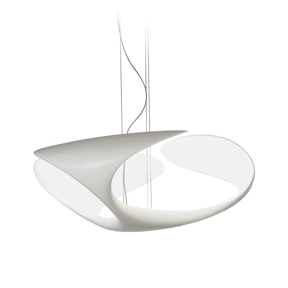 Kundalini LED Pendelleuchte Clover Ø 70cm Dimmbar - moderne, skulpturale Lampe in fließendem Design.
