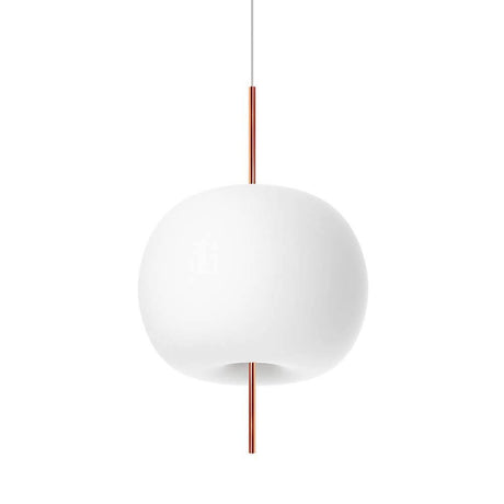 Kundalini Opalglas Hängelampe Kushi Ø 33cm in runder Form und einzigartigem Design.