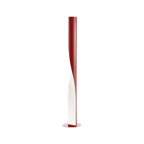 Lampadaire Kundalini Evita 190 cm, à intensité variable, au design moderne avec métal enroulé en spirale.