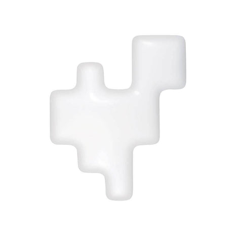 Kundalini Wand- & Deckenlampe Pixel Dimmbar, modern und stilisiert in weißem Design.
