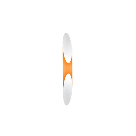Kundalini Wandlampe Shakti Up & Down 80cm mit eleganter Form und farbigem Diffusor, der das Licht schön streut.
