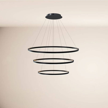 s.luce LED ring pendant light 3-light centric