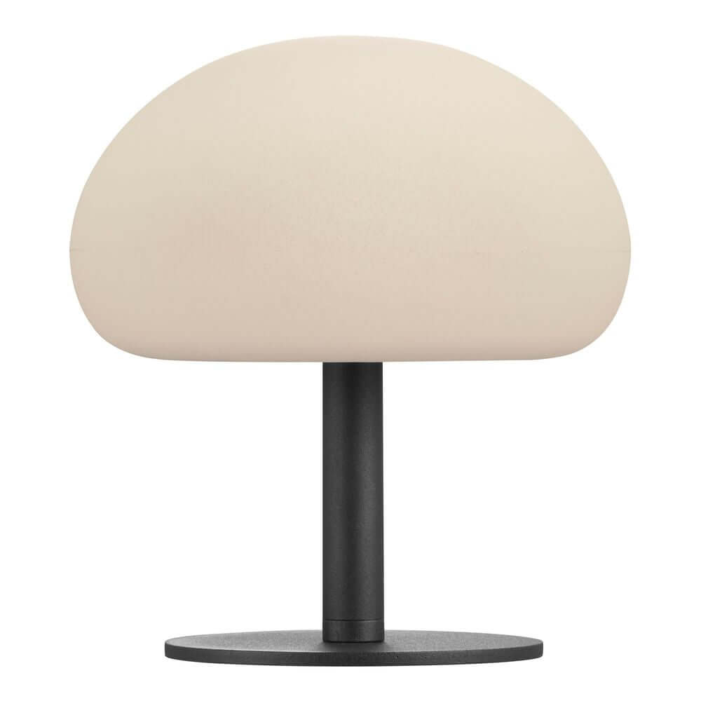 LED Akkuleuchte Sponge 20 IP65 mit elegantem, schlichten Design und weichen Formen, ideal für drinnen und draußen.