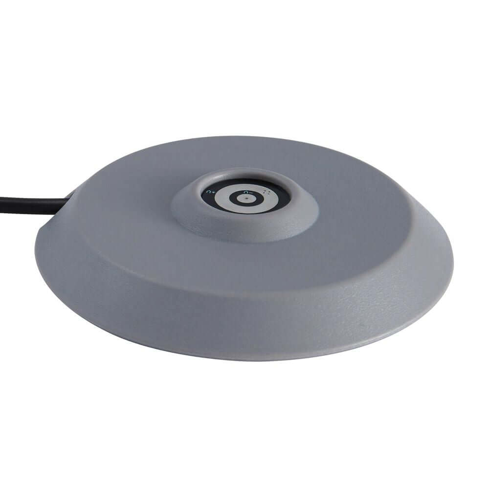 LED Akkuleuchte Sponge On A Stick IP44, graue Basis mit dimmbaren Lichtschalter, elegantes Design
