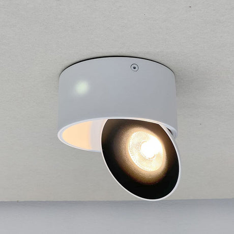LED utanpåliggande spot riktbar & dimbar - elegant taklampa med riktbar spot för mångsidiga användningsområden.