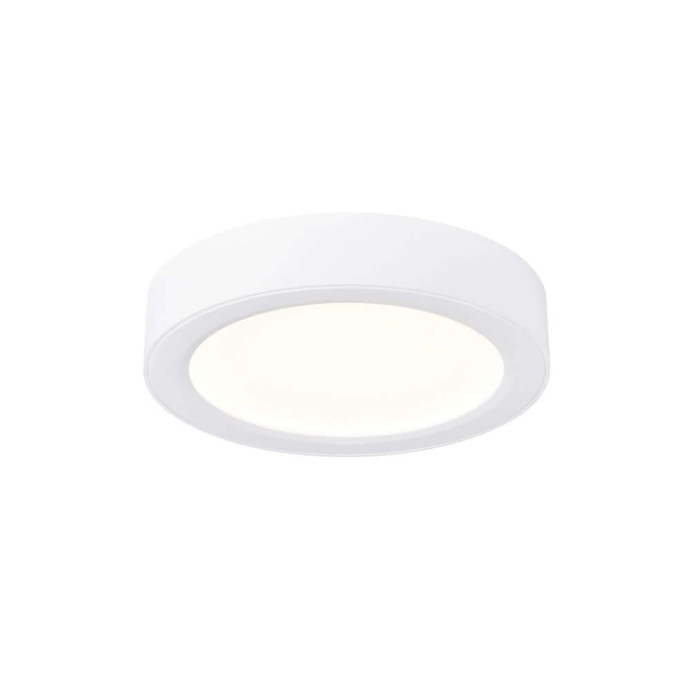 LED Aufbaustrahler Sóller 12 -44 in modernem, rundem Design für Badezimmer und Feuchträume.