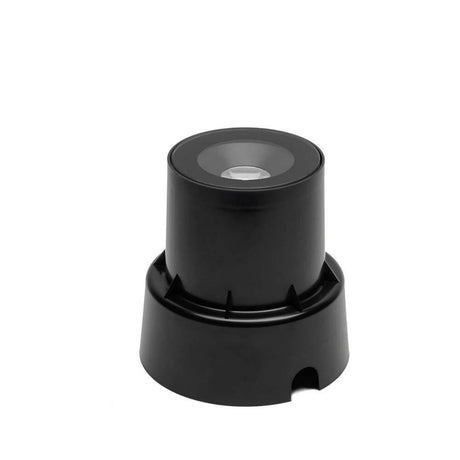 LED Außen-Bodeneinbauspot mit Glasabdeckung IP65 von oben, robuster Design für Außenbereich.