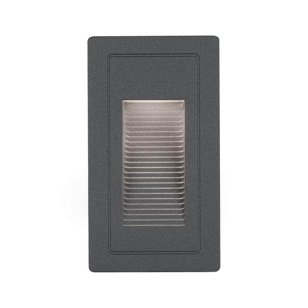 LED Außen-Wandeinbauleuchte High Schwarz IP65 - moderne Wandleuchte für Außenbereich in elegantem Design.
