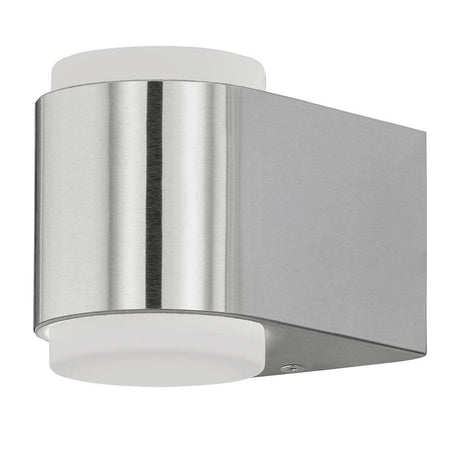 LED Außen-Wandleuchte Briones 2-flammig Edelstahl moderne edelstahl Wandleuchte für Außenbeleuchtung