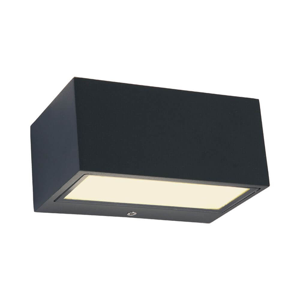 LED Außenwandleuchte Gemini IP54 in Anthrazit mit modernem Design für Außenbereiche