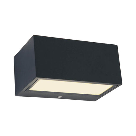 LED Außenwandleuchte Gemini IP54 in Anthrazit mit modernem Design für Außenbereiche