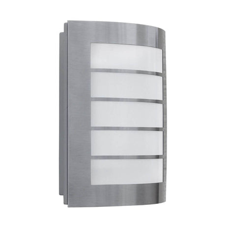 LED Applique murale extérieure Slim IP44 en acier inoxydable au design élégant en acier inoxydable pour l'extérieur.