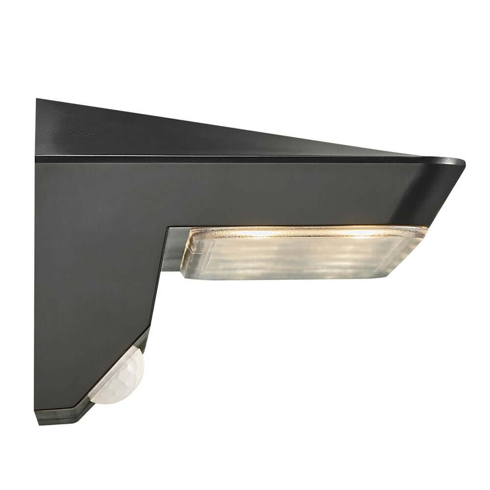 LED Außenwandlampe Agena Solar IP44 mit Bewegungssensor und modernem Design