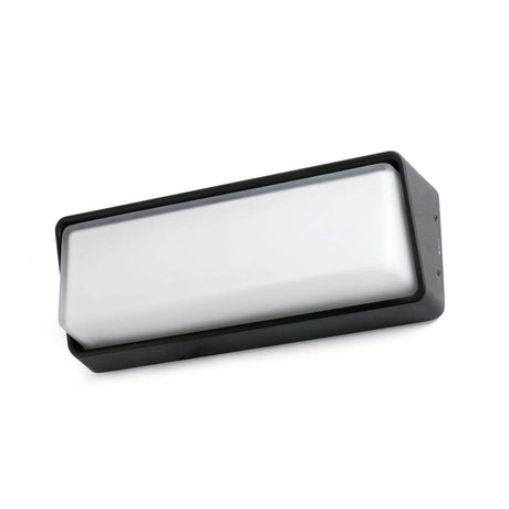 LED Außenwandlampe HALF 3000K IP65 Schwarz - moderne Außenbeleuchtung in Schwarz