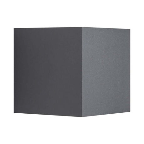 LED Outdoor wall light Milda kubi IP44 in minimalist cubic form, ideal for wall lighting.