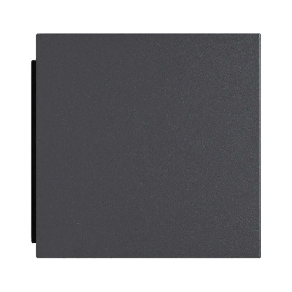 LED Außenwandlampe Milda kubi IP44 in modernem, matte Schwarz Design.