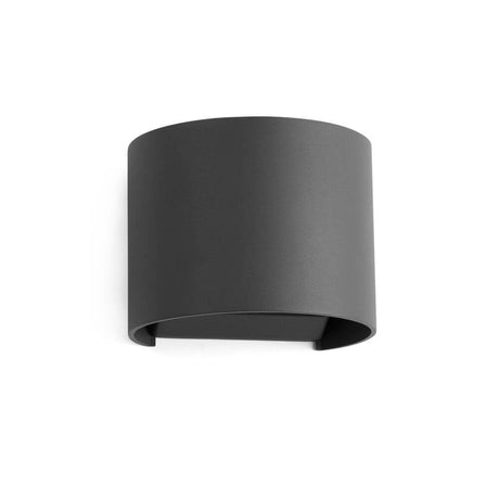 LED Außenwandlampe SUNSET 2x3W 3000K IP54 Dunkelgrau in modernem Design