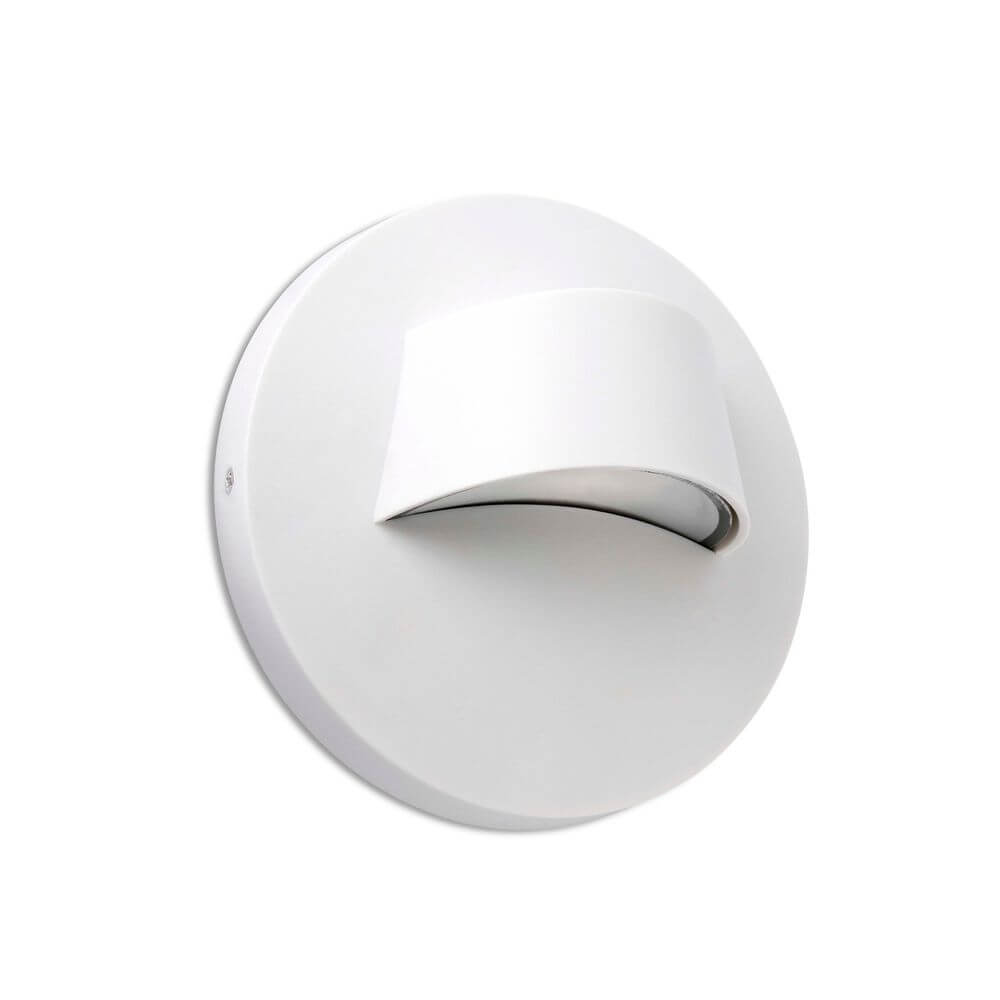 LED Außenwandleuchte BROW 3000K IP44 Weiß