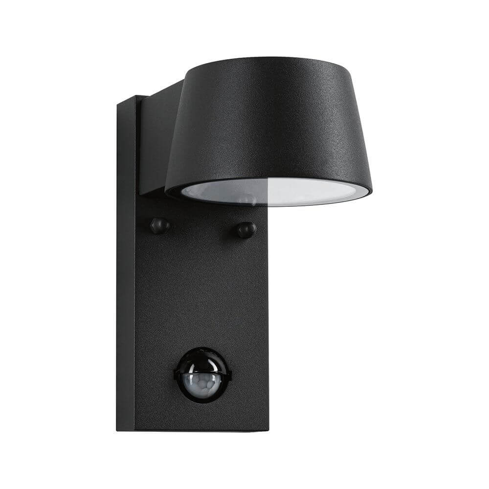 LED Außen Wandleuchte Capea Anthrazit mit Bewegungssensor für sichere Beleuchtung im Außenbereich.