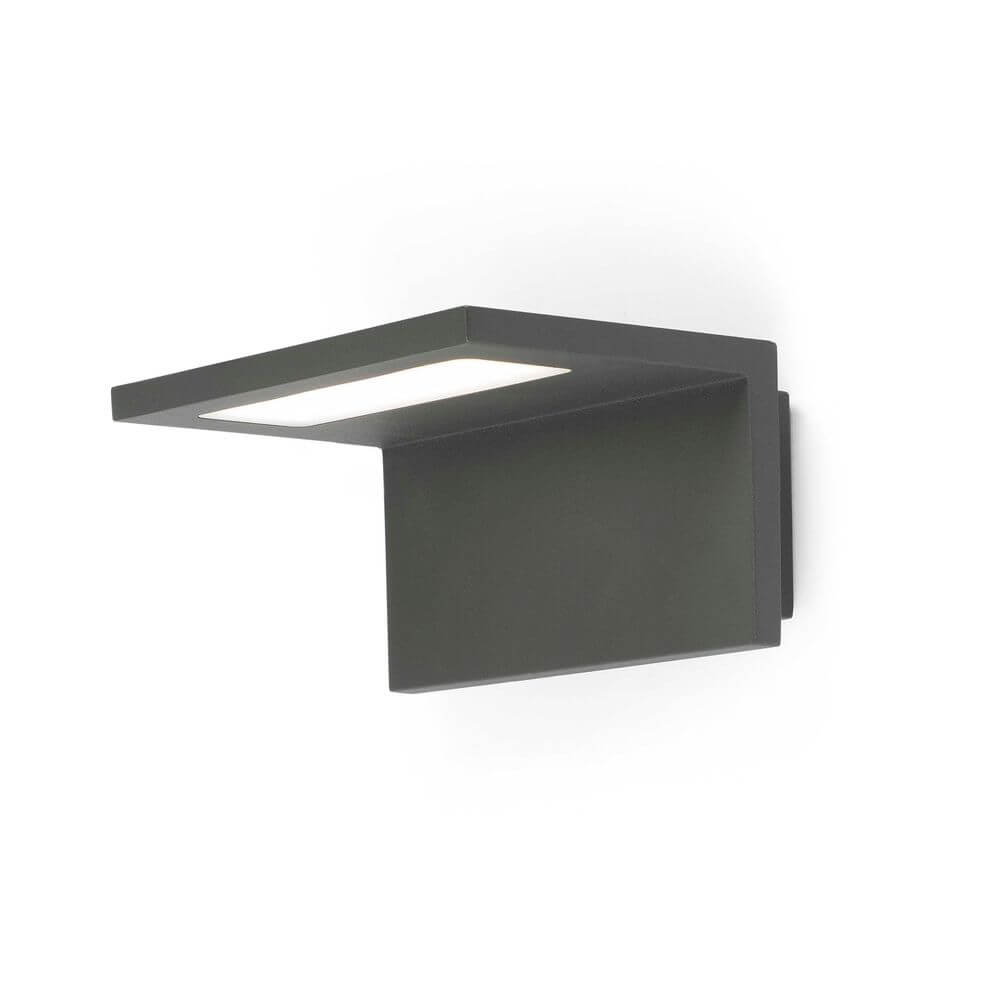 LED Außenwandleuchte ELE 6W 3000K IP54 Dunkelgrau in elegantem Design für den Außenbereich.