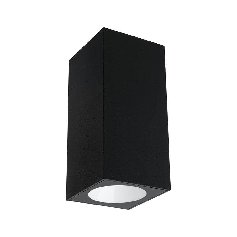 LED Außenwandleuchte Flame Anthrazit Metall - moderne Wandaufbauleuchte aus Metall mit attraktiven Lichteffekten.