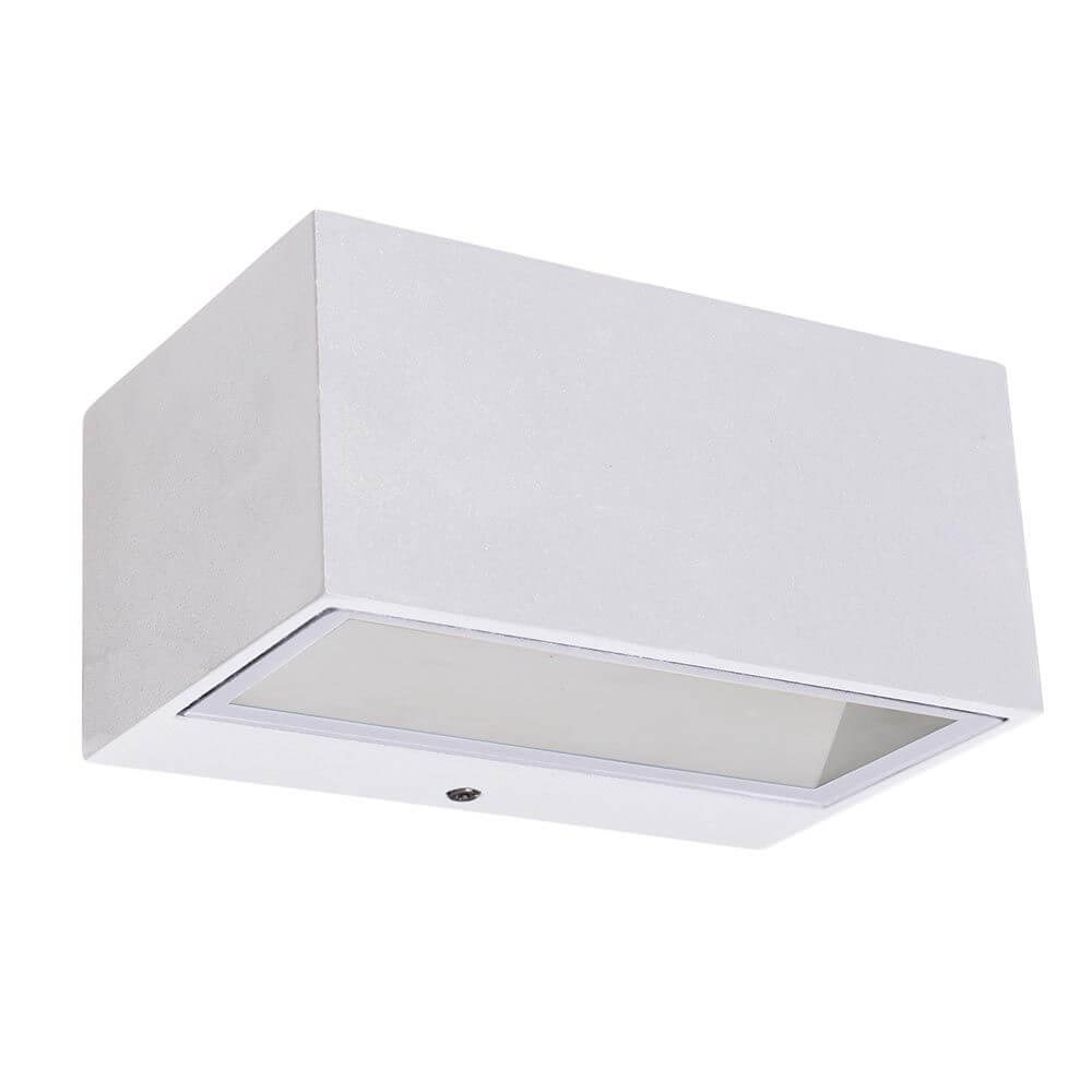 LED Außenwandleuchte Gemini IP54 Weiß - elegante Außenbeleuchtung in modernem Design.
