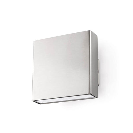 LED KAULA 3000K outdoor wall light IP44 stainless steel, saltwater-resistant, with a minimalist design for outdoor areas.