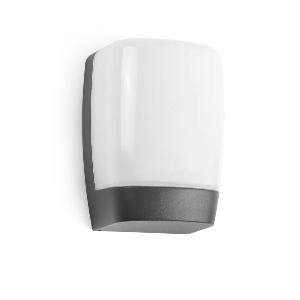 LED Außenwandleuchte POL IP54 Dunkelgrau mit modernem Design für Außenanwendungen.