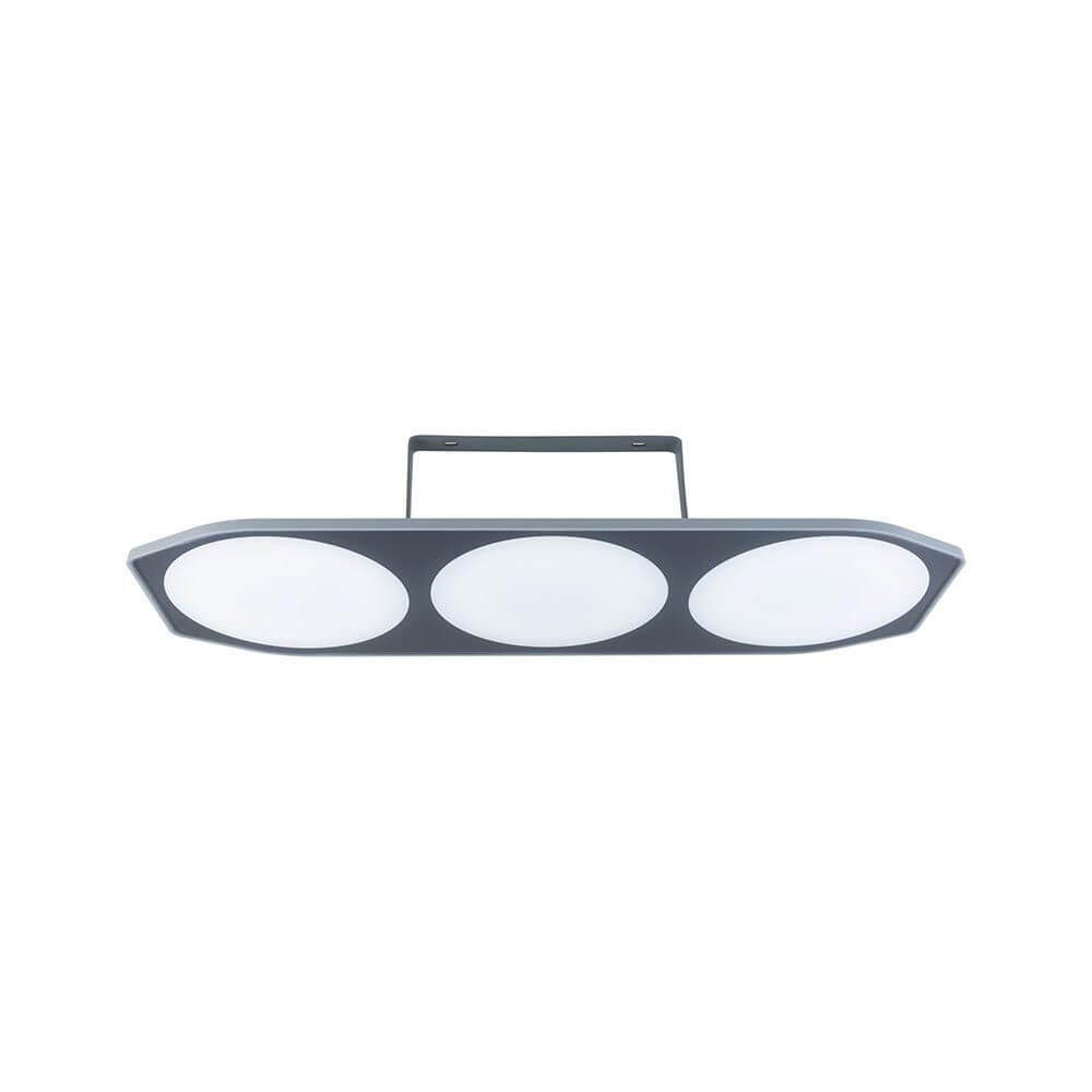 Park + Light LED Außen-Deckenleuchte Carport Anthrazit IP44 mit 3 Lichtquellen für optimale Ausleuchtung.