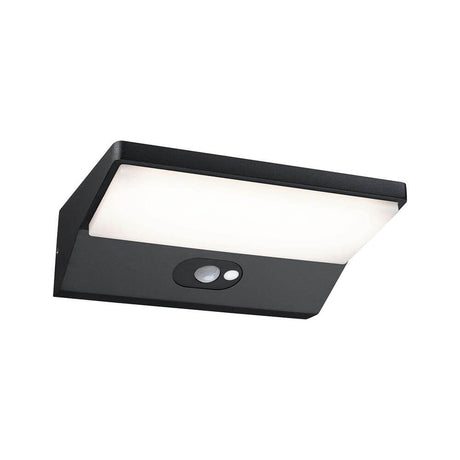 LED Außenwandleuchte Ronea Bewegungsmelder Alu, Dunkelgrau IP44 - moderne Wandleuchte mit Bewegungsmelder.
