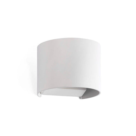 LED Außenwandleuchte SUNSET 2x3W 3000K IP54 Weiß in elegantem Design, ideal für Außenbereich.