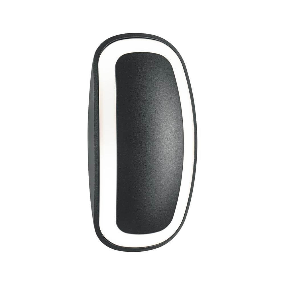 LED Außenwandleuchte Signea Anthrazit Aluminium - moderne Wandleuchte in Slim-Design mit blendfreier Ausleuchtung.
