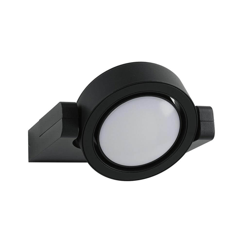 LED Außenwandlampe Swivea Anthrazit mit schwenkbarem Kopf für individuelle Beleuchtung.