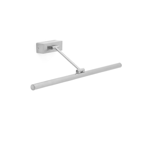 LED picture light MAGRITTE-3 12W matte nickel wall-mounted with elegant design