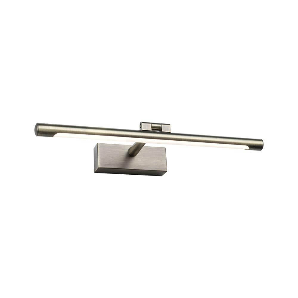 LED Bilderleuchte Mingo in Altmessing, 41,5 cm lang, ideal für die Ausleuchtung von Kunstwerken.