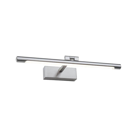 LED Mirror & picture light Mingo brushed aluminum for effective illumination of pictures and works of art.
